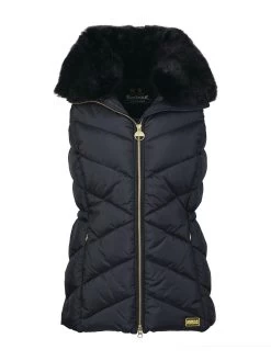 Barbour International Santa Rosa Gilet - Black -Fashion store VL0OX SQ6 0000000004 BLACK MDd2