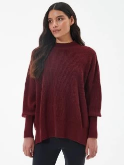 Barbour International Benson Knitted Jumper - Red