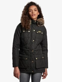 Barbour International Enduro Quilted Jacket - Black