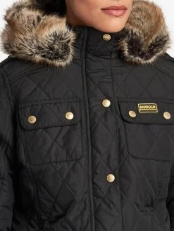 Barbour International Enduro Quilted Jacket - Black -Fashion store VL0P1 SQ5 0000000004 BLACK MDd1