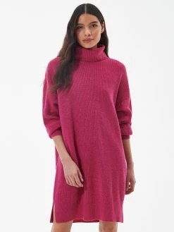Barbour International Holmes Knitted Dress - Pink
