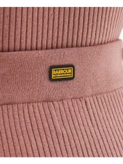 Barbour International Velocete Midi Knitted Skirt - Pink -Fashion store VL0PC SQ5 0000000063 PINK MDd1