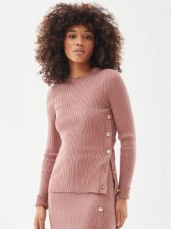 Barbour International Velocete Knitted Jumper - Pink