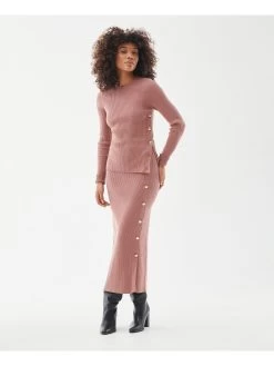 Barbour International Velocete Knitted Jumper - Pink -Fashion store VL0PZ SQ3 0000000063 PINK MDo