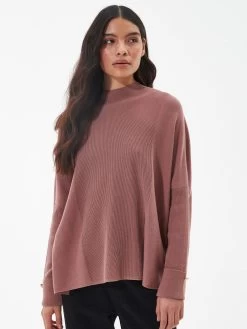 Barbour International Enfield Knitted Jumper - Pink