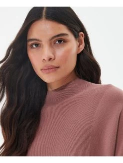 Barbour International Enfield Knitted Jumper - Pink -Fashion store VL0Q0 SQ4 0000000063 PINK MDd