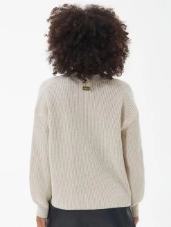 Barbour International Morini Cardigan - Cream -Fashion store VL0Q2 SQ3 0000000067 CREAM MDo