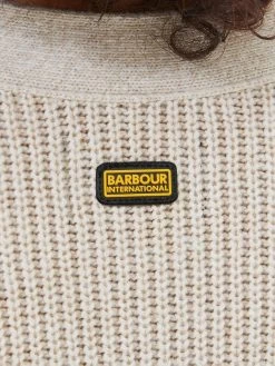 Barbour International Morini Cardigan - Cream -Fashion store VL0Q2 SQ5 0000000067 CREAM MDd1