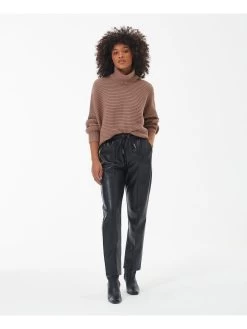 Barbour International Boulevard Knitted Jumper - Brown -Fashion store VL0Q3 SQ4 0000000143 BROWN MDd