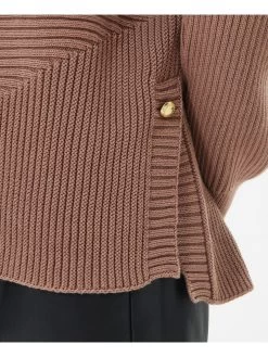 Barbour International Boulevard Knitted Jumper - Brown -Fashion store VL0Q3 SQ5 0000000143 BROWN MDd1
