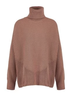 Barbour International Boulevard Knitted Jumper - Brown -Fashion store VL0Q3 SQ6 0000000143 BROWN MDd2