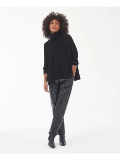 Barbour International Boulevard Knitted Jumper - Black -Fashion store VL0Q4 SQ3 0000000004 BLACK MDo