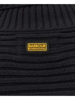 Barbour International Boulevard Knitted Jumper - Black -Fashion store VL0Q4 SQ5 0000000004 BLACK MDd1