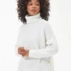 Barbour International Boulevard Knitted Jumper - White -Fashion store VL0Q5 SQ1 0000000013 WHITE MDf