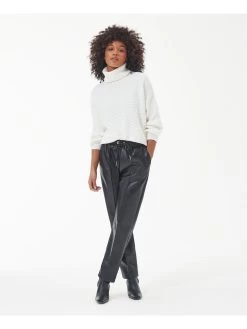 Barbour International Boulevard Knitted Jumper - White -Fashion store VL0Q5 SQ3 0000000013 WHITE MDo