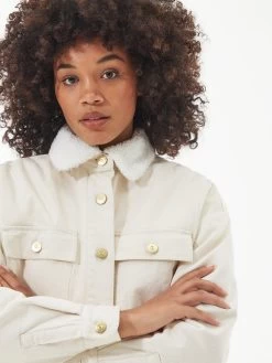 Barbour International Carmona Overshirt - White -Fashion store VL0Q7 SQ4 0000000013 WHITE MDd