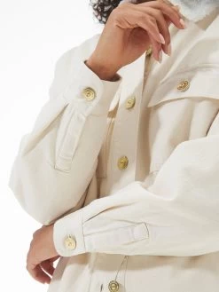 Barbour International Carmona Overshirt - White -Fashion store VL0Q7 SQ5 0000000013 WHITE MDd1