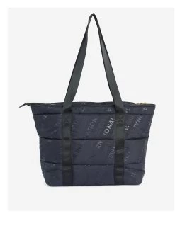 Barbour International Monaco Quilt Tote Bag - Black -Fashion store VL0S1 SQ3 0000000004 BLACK SLa