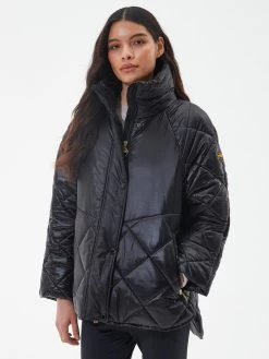 Barbour International Parade Quilted Coat - Black