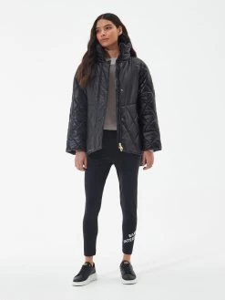 Barbour International Parade Quilted Coat - Black -Fashion store VL0SD SQ3 0000000004 BLACK MDo