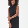 Barbour International Strada Dress - Black -Fashion store VL0T7 SQ1 0000000004 BLACK MDf