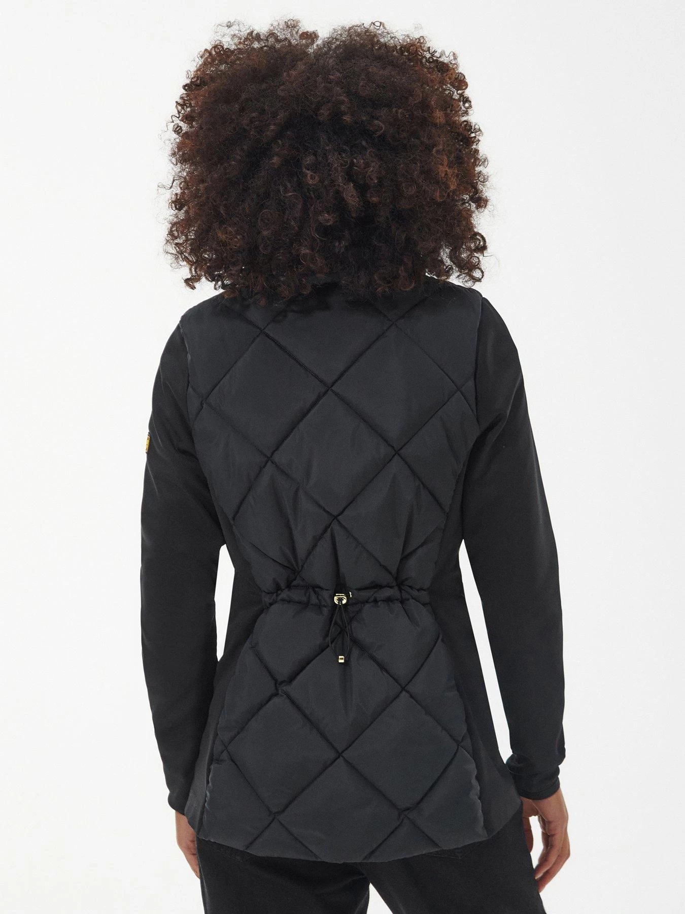 Barbour International Strada Quilted Sweat Jacket - Black 4 Barbour International Strada Quilted Sweat Jacket - Black - Image 2