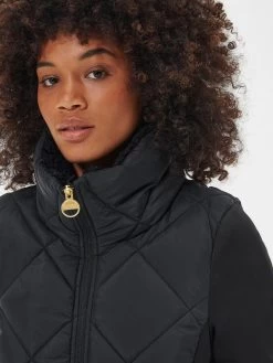 Barbour International Strada Quilted Sweat Jacket - Black 11 Barbour International Strada Quilted Sweat Jacket - Black -Fashion store VL0T8 SQ4 0000000004 BLACK MDd