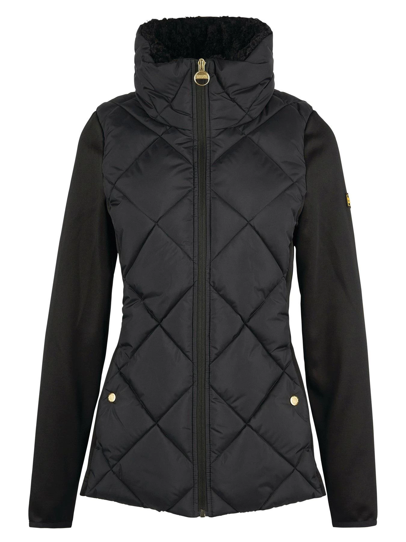 Barbour International Strada Quilted Sweat Jacket - Black 8 Barbour International Strada Quilted Sweat Jacket - Black - Image 6