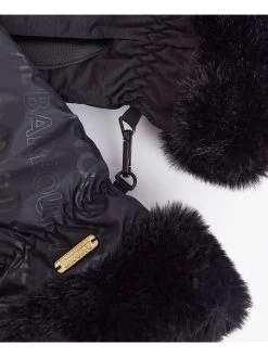 Barbour International Monaco Mitten Gloves - Black -Fashion store VL0US SQ3 0000000004 BLACK SLd