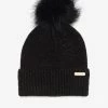 Barbour International Sparkle Beanie & Scarf Gift Set - Black -Fashion store VL0UV SQ1 0000000004 BLACK SLf