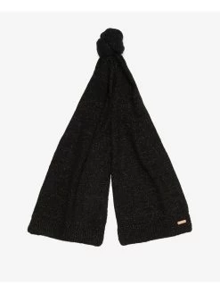 Barbour International Sparkle Beanie & Scarf Gift Set - Black -Fashion store VL0UV SQ4 0000000004 BLACK SLd1