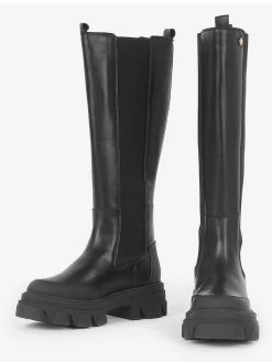 Barbour International Parson Knee High Chunky Leather Boot - Black 11 Barbour International Parson Knee High Chunky Leather Boot - Black -Fashion store VL26A SQ4 0000000004 BLACK SLt