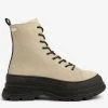 Barbour International Napier Lace Up Chunky Leather Boot - Cream -Fashion store VL28V SQ1 0000000067 CREAM SLs
